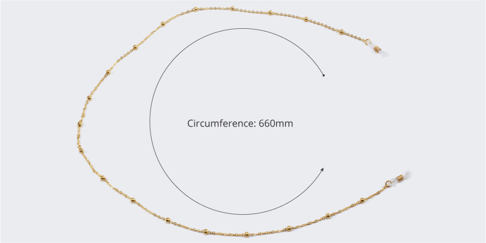 Gold Eyeglasses Chain 