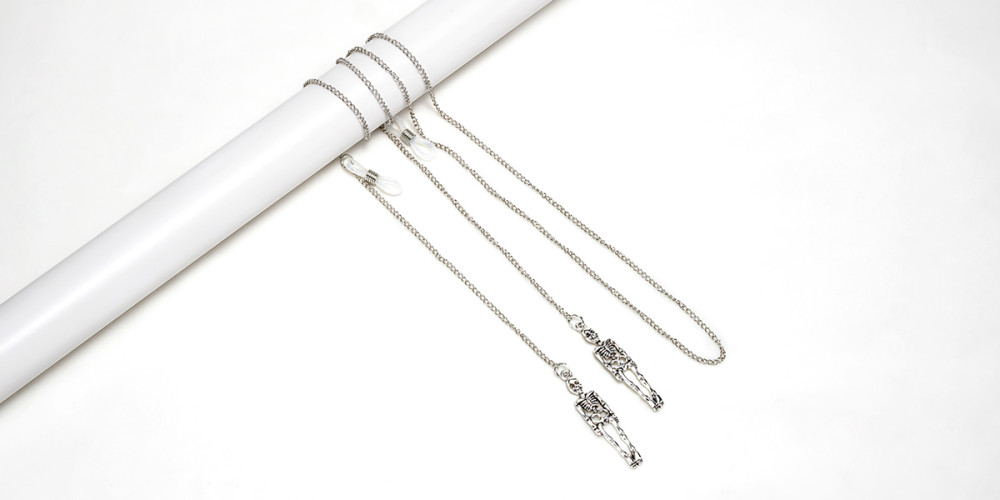 Skull Skeleton Eyeglasses Chain