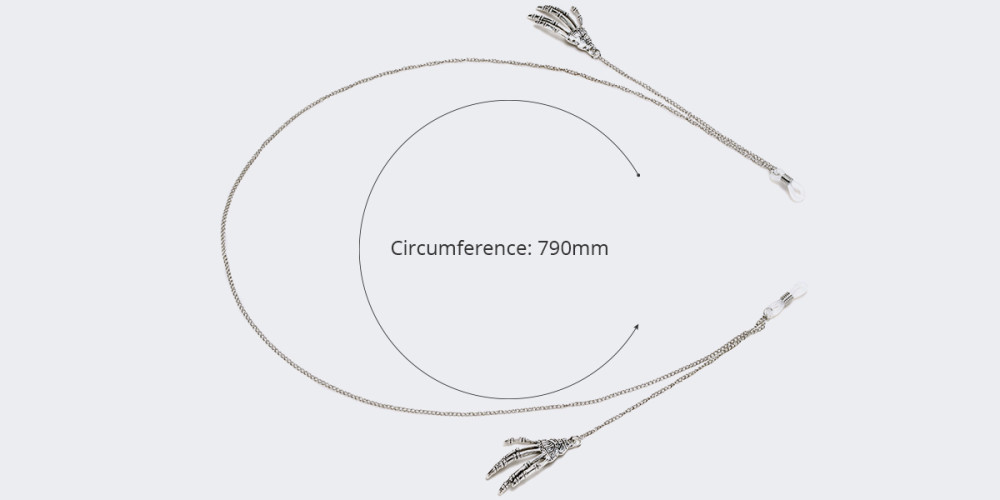 Skeleton Hand Eyeglasses Chain