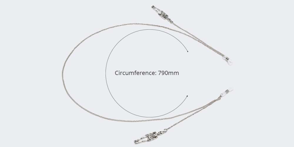 Skull Skeleton Eyeglasses Chain