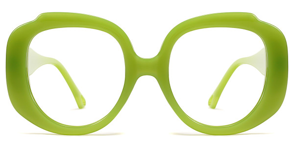 Oval Green Frame
