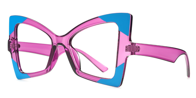 Butterfly Purple&Blue Frame
