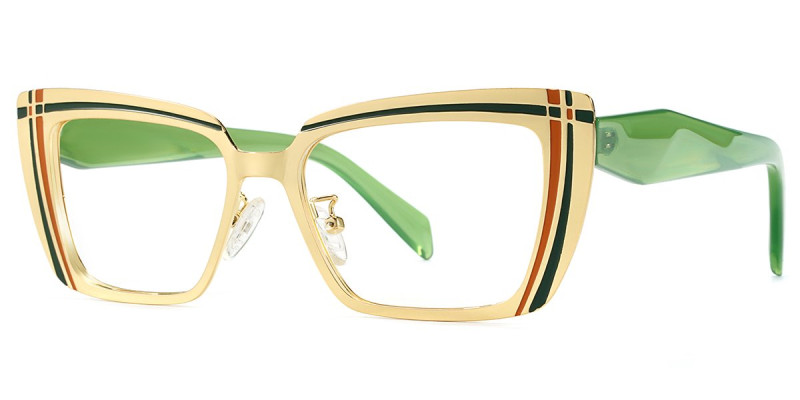 Rectangle Yellow&Green Frame