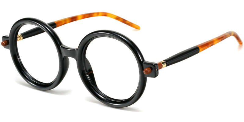 Round Black Frame