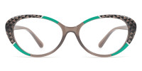 Oval Gray Frame