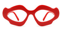 Geometric Red Frame