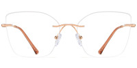 Rimless Rosegold Frame