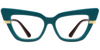 Cateye Green Frame