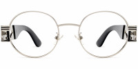 Round Silver Frame