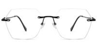 Rimless Black Frame