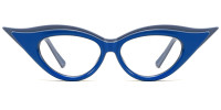 Cateye Blue Frame