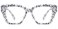 Cateye White Frame