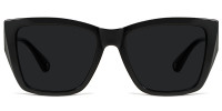 Square Black Sunglasses