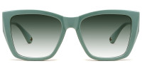 Square Green Sunglasses